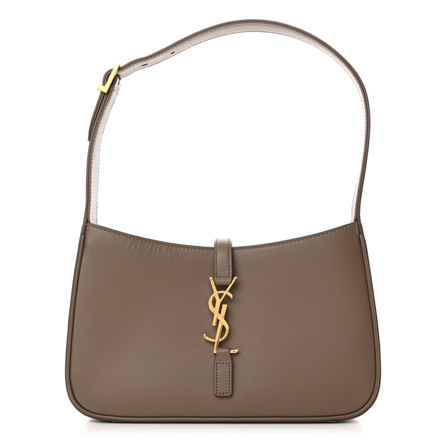 Smooth Calfskin Le 5 A 7 Hobo Taupe