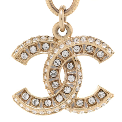 Chanel Graduated Pearl Crystal CC Bracelet Gold 4 of 6