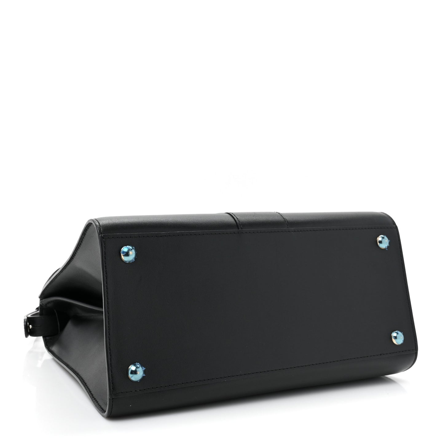 Box Calfskin MM Brillant Satchel Black