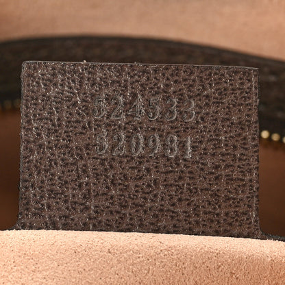Gucci GG Supreme Monogram Web Medium Ophidia Top Handle Dome Bag Brown 7 of 9