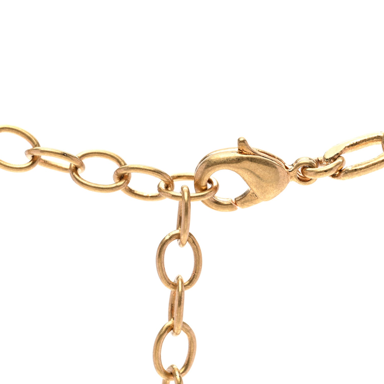 Christian Dior Metal Petit CD Choker Necklace Gold 4 of 5