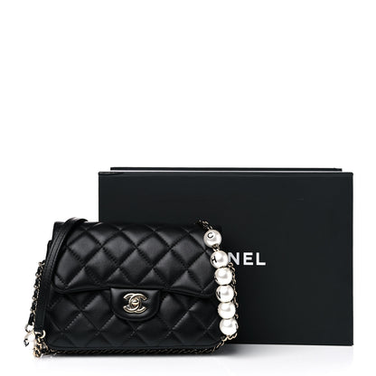Chanel Lambskin Quilted Small My Precious Flap Black 10 of 10