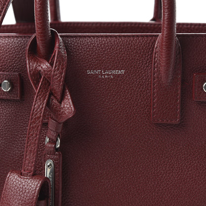 Saint Laurent Grained Calfskin Nano Sac De Jour Souple Palissandre 9 of 10
