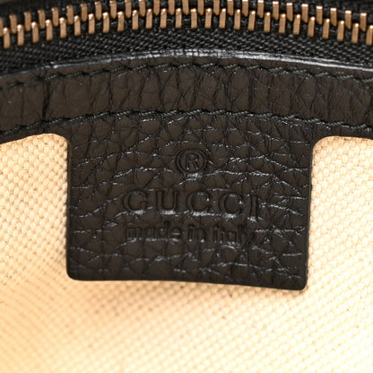 Gucci Cellarius Calfskin Feline GG Marmont Flap Shoulder Bag Black 7 of 11