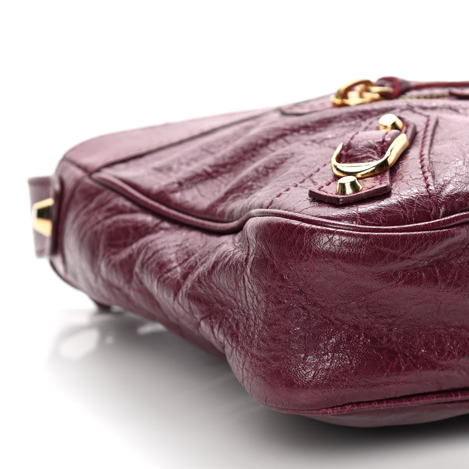 Balenciaga Agneau Classic Hardware Hip Violet Prune 4 of 11