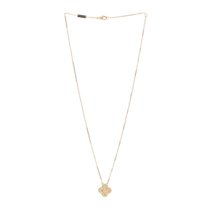 Van Cleef & Arpels 18K Yellow Gold Vintage Alhambra Pendant Necklace 3 of 5