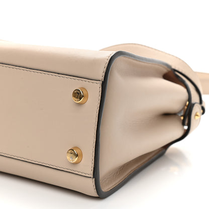 Fendi Vitello Tahiti Burro Medium Peekaboo Iconic Essentially Satchel Nuvola Rosa Bourbon 11 of 13