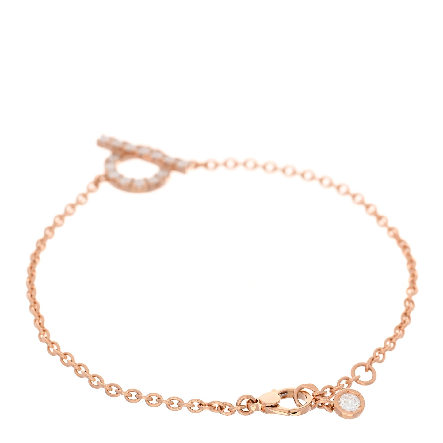 18K Rose Gold Diamond Finesse Bracelet ST