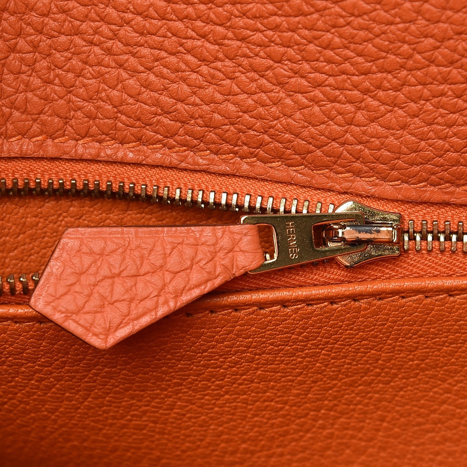 Hermes Togo Kelly Retourne 35 Orange 22 of 34