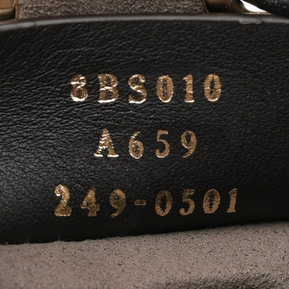 Fendi Vitello Liberty F is Fendi Bi-Color FF 1974 Embossed Mini Mon Tresor Bucket Bag Maya Black 7 of 10