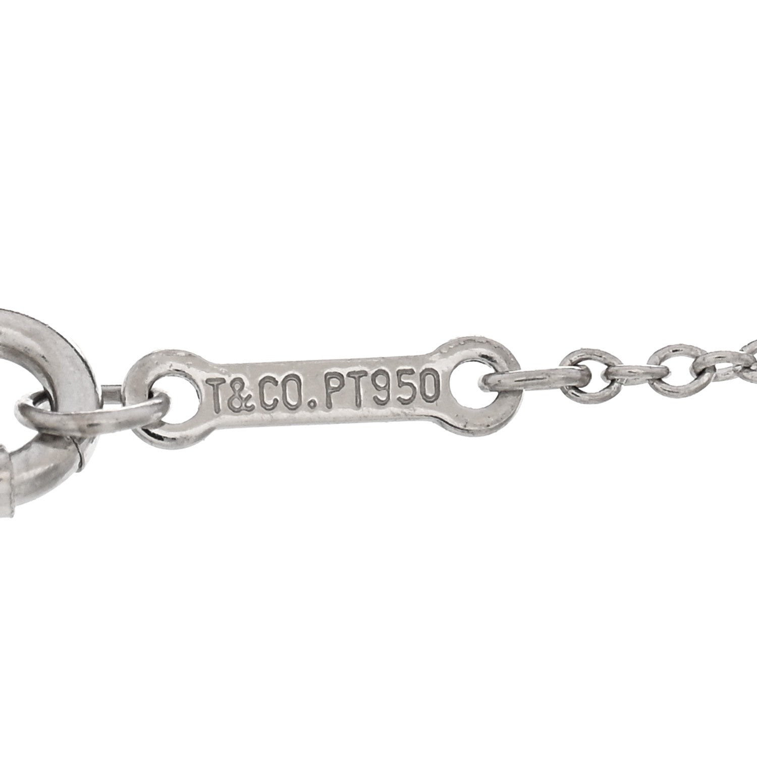 Tiffany Platinum Ruby Elsa Peretti Color By The Yard 5 Station Bracelet 3 of 3