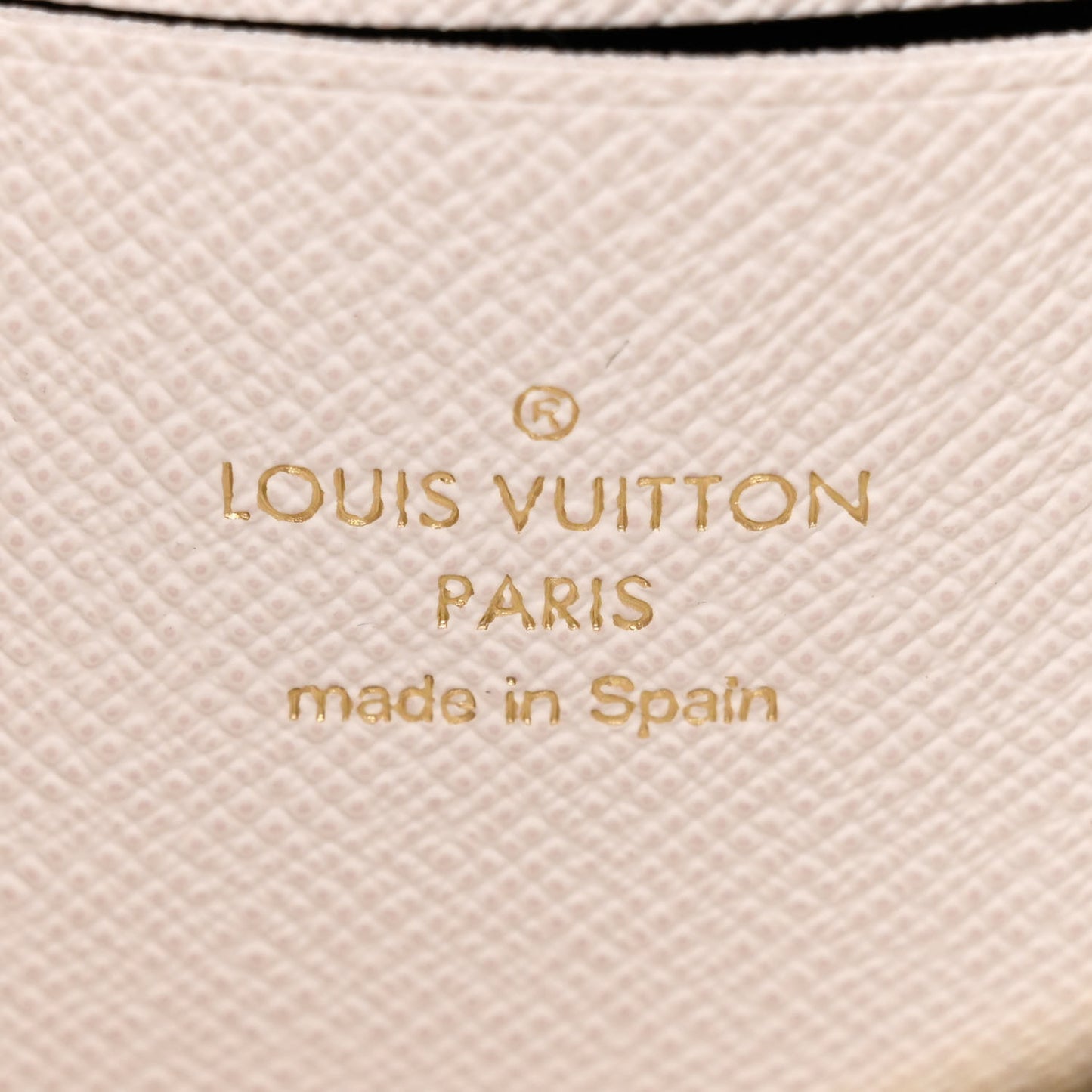 Monogram Giant Crafty Double Zip Pochette Creme Caramel