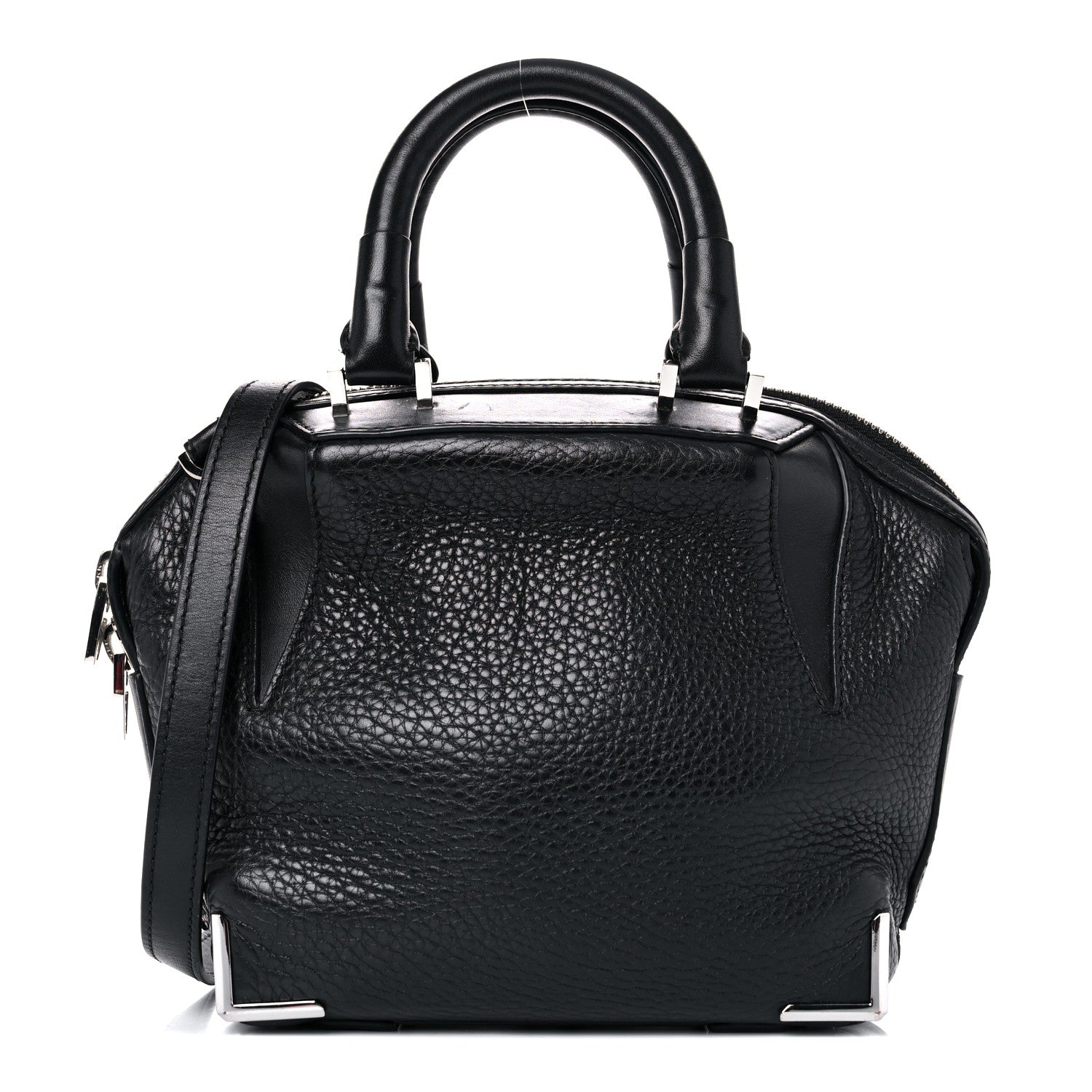 Alexander Wang Pebbled Calfskin Mini Emile Black Silver Hardware 1 of 12