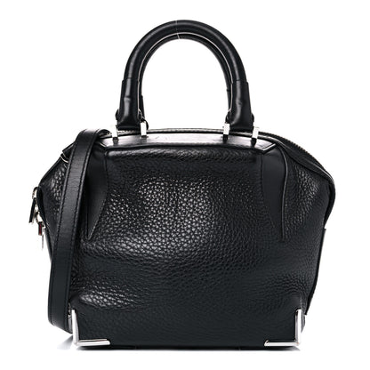 Alexander Wang Pebbled Calfskin Mini Emile Black Silver Hardware 1 of 12