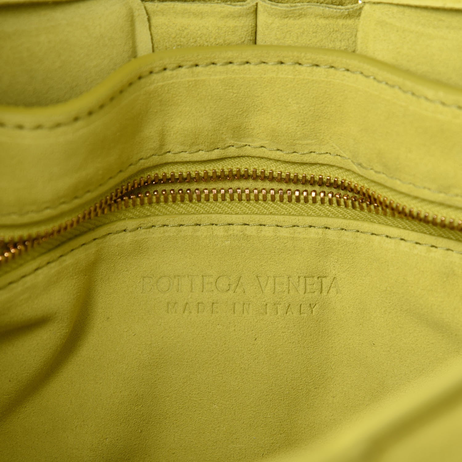 Bottega Veneta Suede Maxi Intrecciato Padded Chain Cassette Crossbody Bag Kiwi 9 of 12