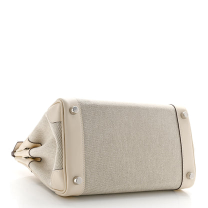 Hermes Toile H Swift Birkin 25 Nata 4 of 11