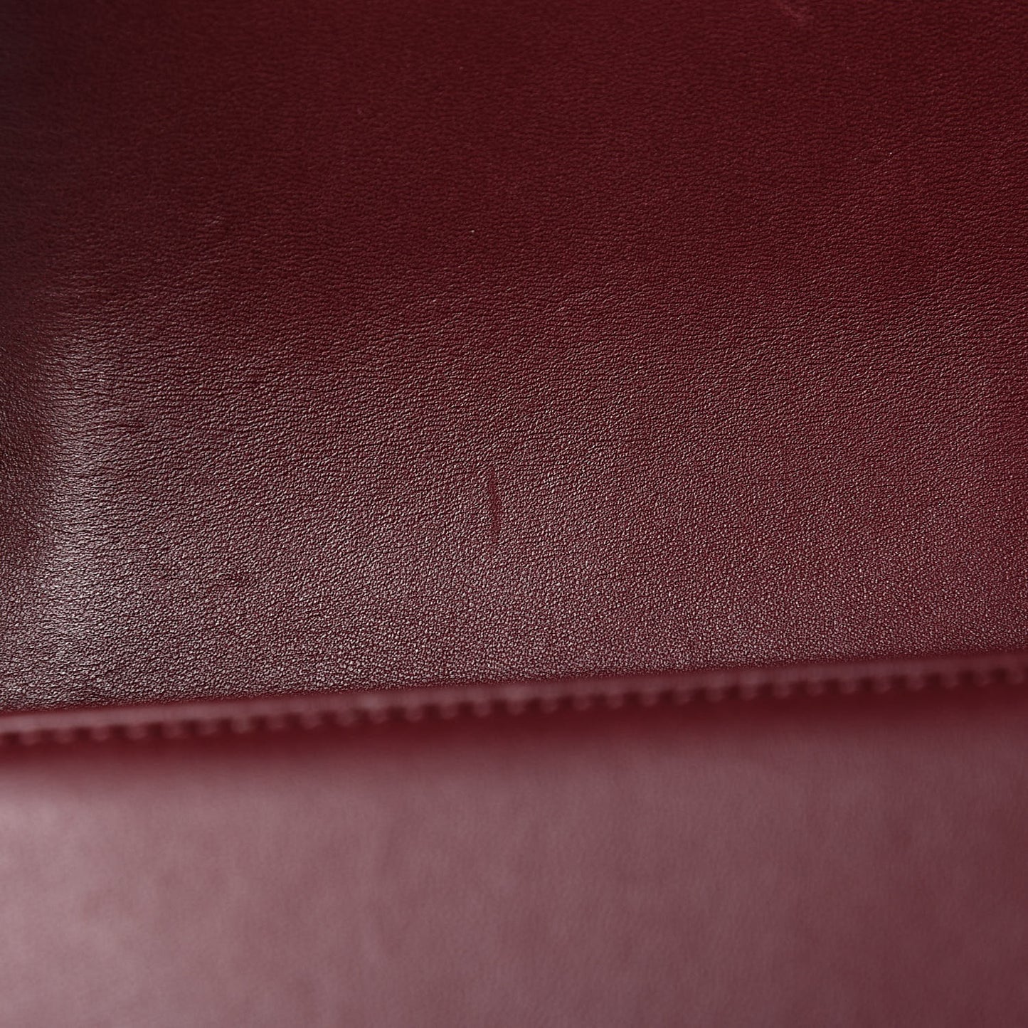 Velvet Chevron Quilted Medium Boy Flap Burgundy