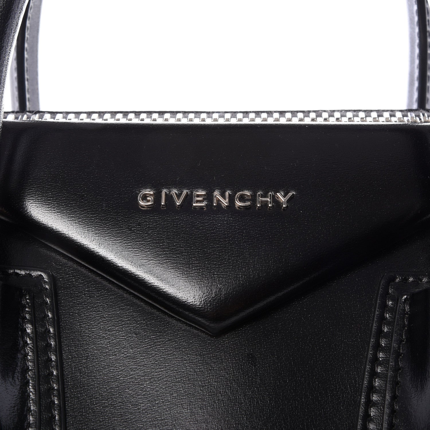 Givenchy Shiny Lord Calfskin Medium Antigona Black 16 of 16