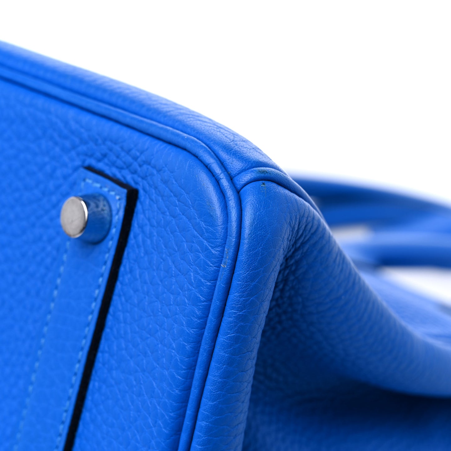 Taurillon Clemence BIRKIN 35 Bleu Hydra