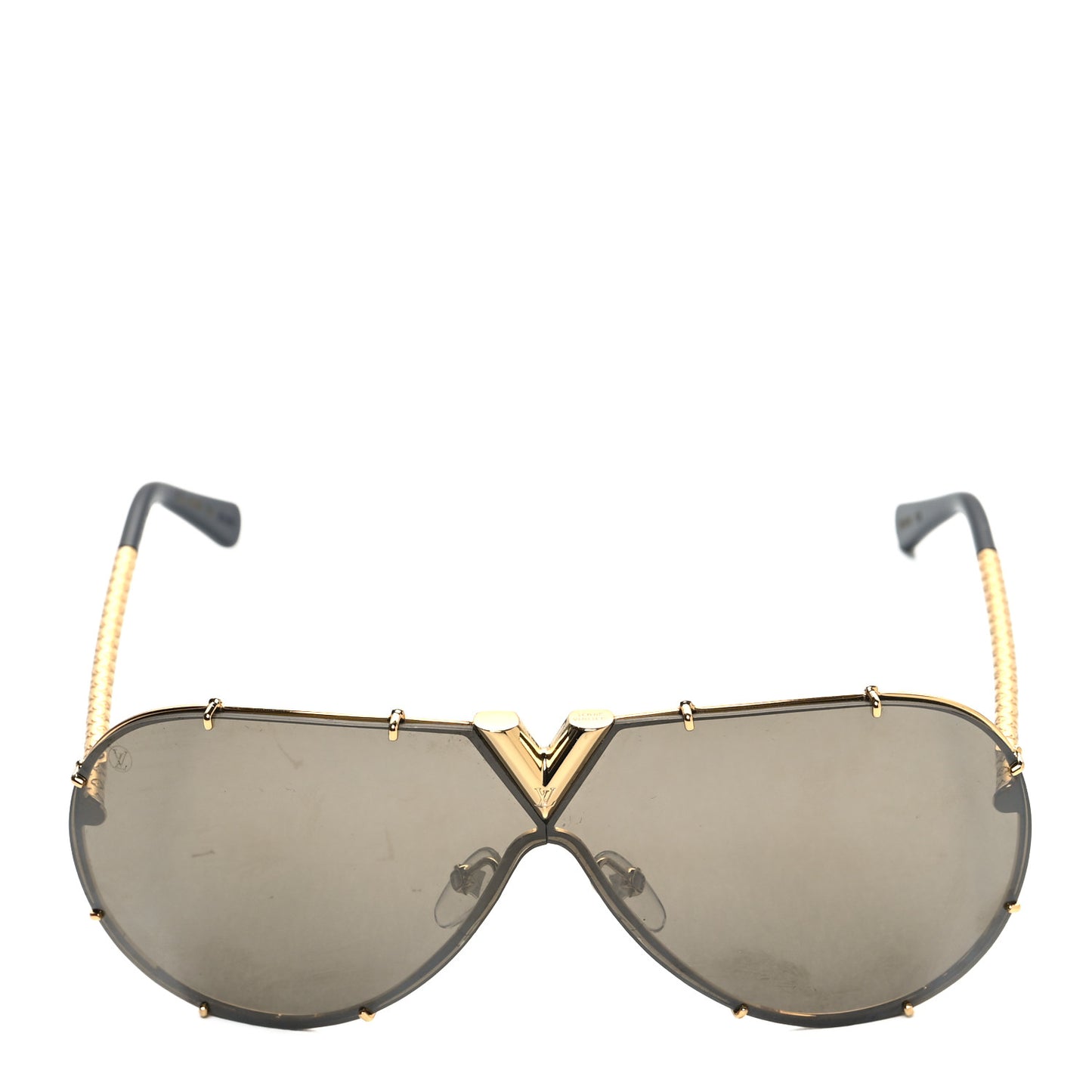 Metal LV Drive Sunglasses Z0897W Black Gold