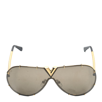 Louis Vuitton Metal LV Drive Sunglasses Z0897W Black Gold 2 of 7