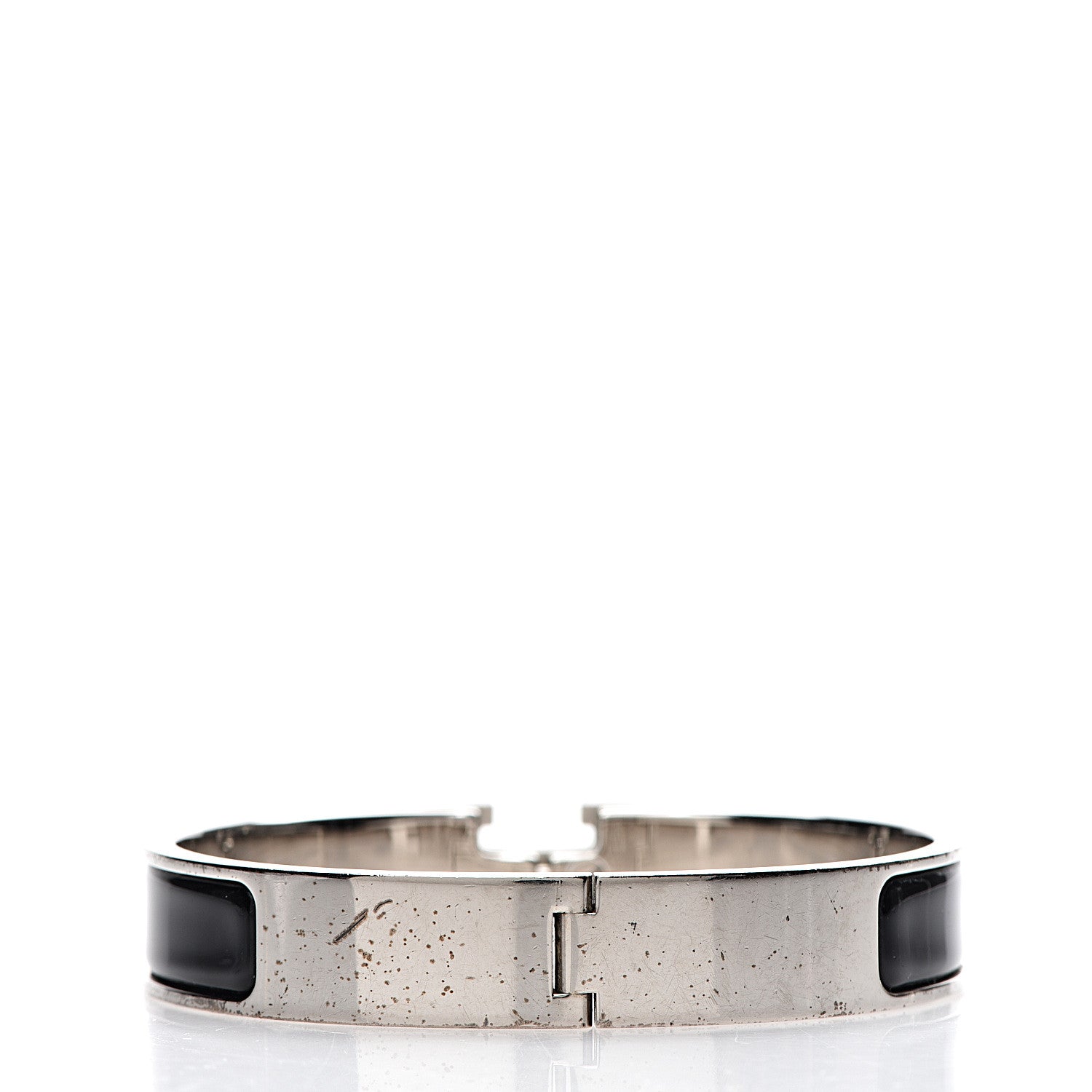 Hermes Enamel Narrow Clic Clac H Bracelet PM Black 2 of 6