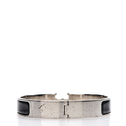 Hermes Enamel Narrow Clic Clac H Bracelet PM Black 2 of 6