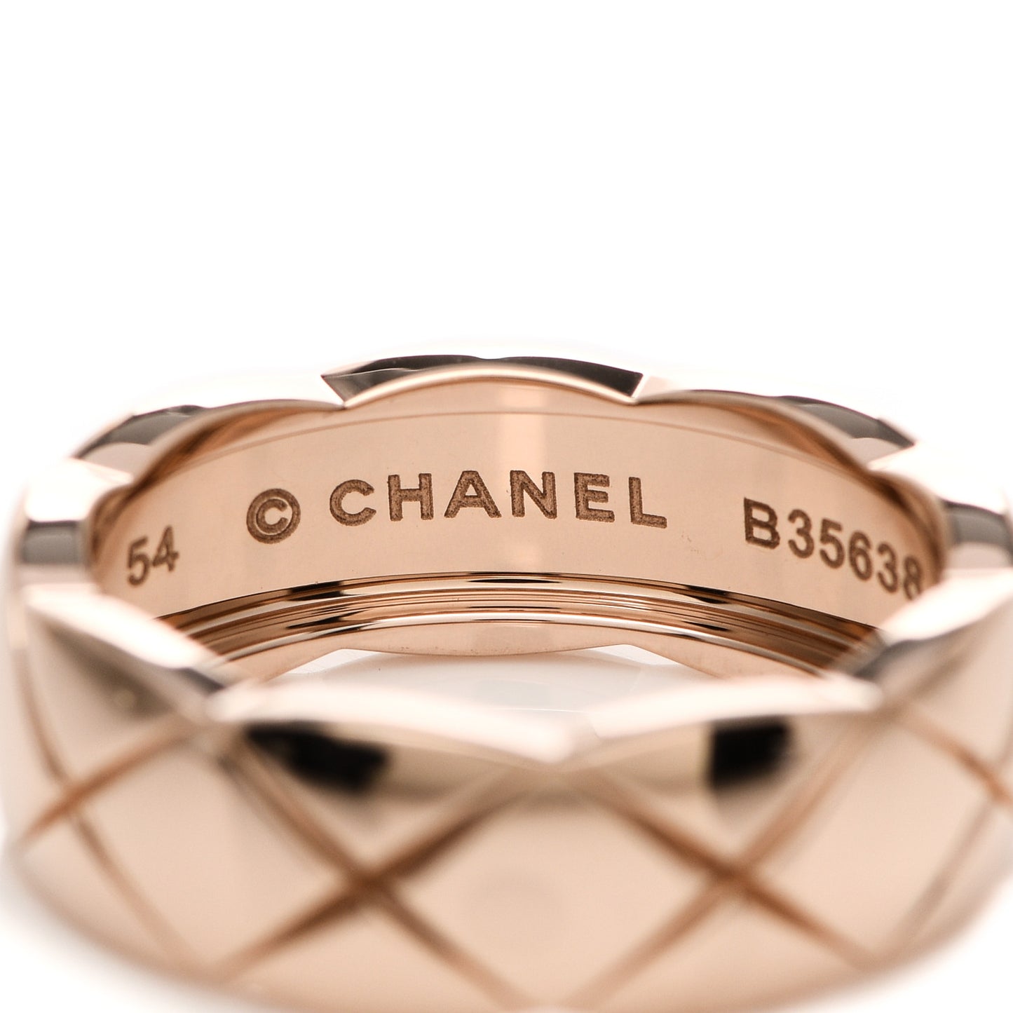 18K Beige Gold Small Coco Crush Ring 54 7