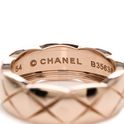 Chanel 18K Beige Gold Small Coco Crush Ring 54 7 4 of 5