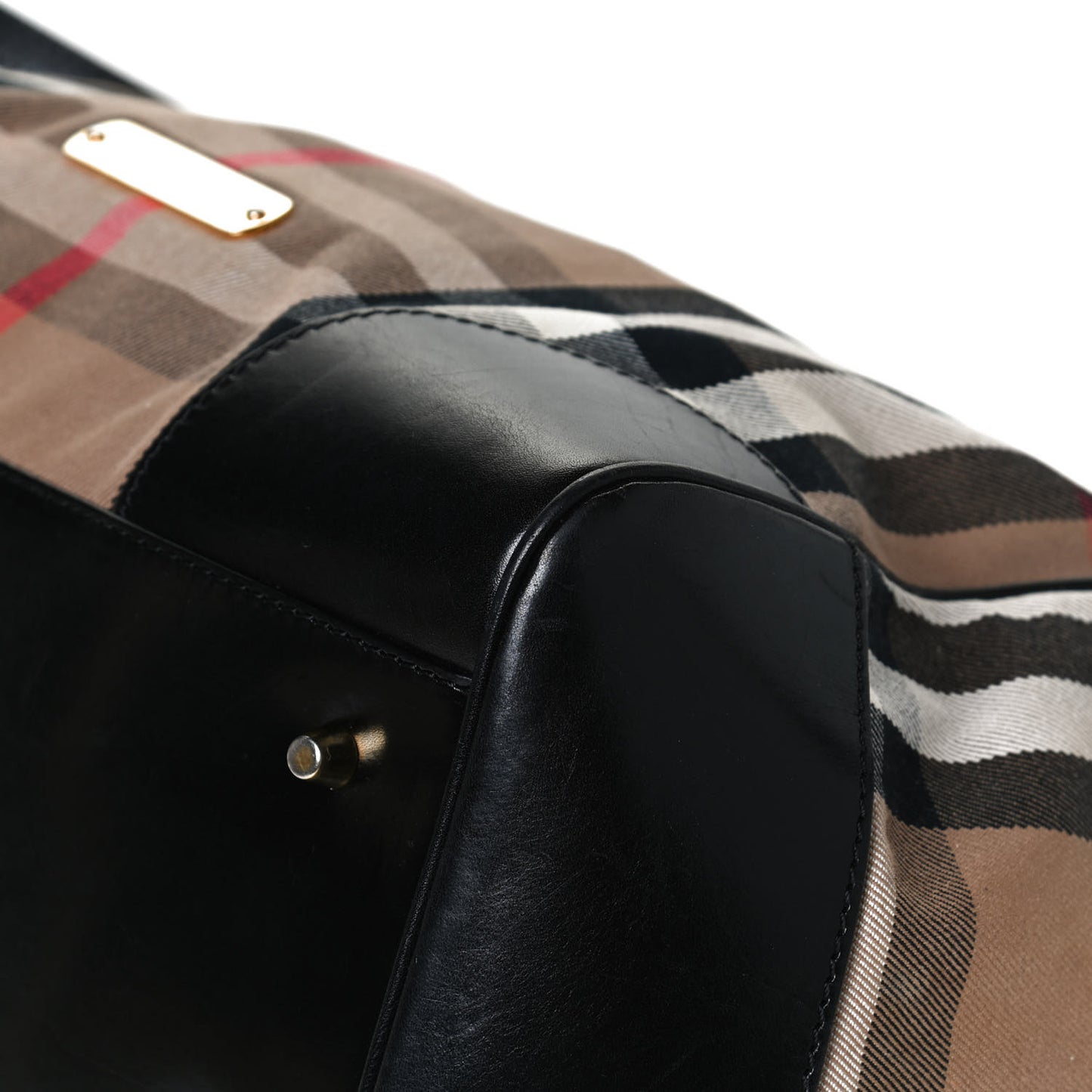 House Check Canterbury Tote Black