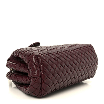 Bottega Veneta Nappa Intrecciato Teen The Lauren 1980 Clutch With Chain Barolo 4 of 11