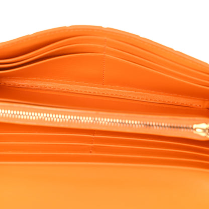 Bottega Veneta Nappa Intrecciato Flap Wallet Tangerine 5 of 8