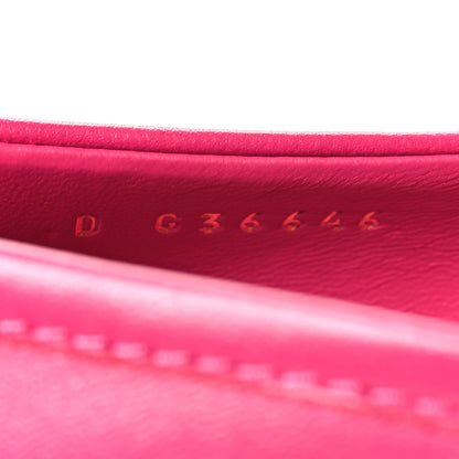 Chanel Lambskin Quilted CC Turnlock Loafers 35.5 Fuchsia 8 of 8