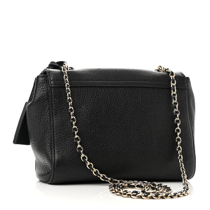 Mulberry Glossy Goatskin Small Lily Flap Black 3 of 10