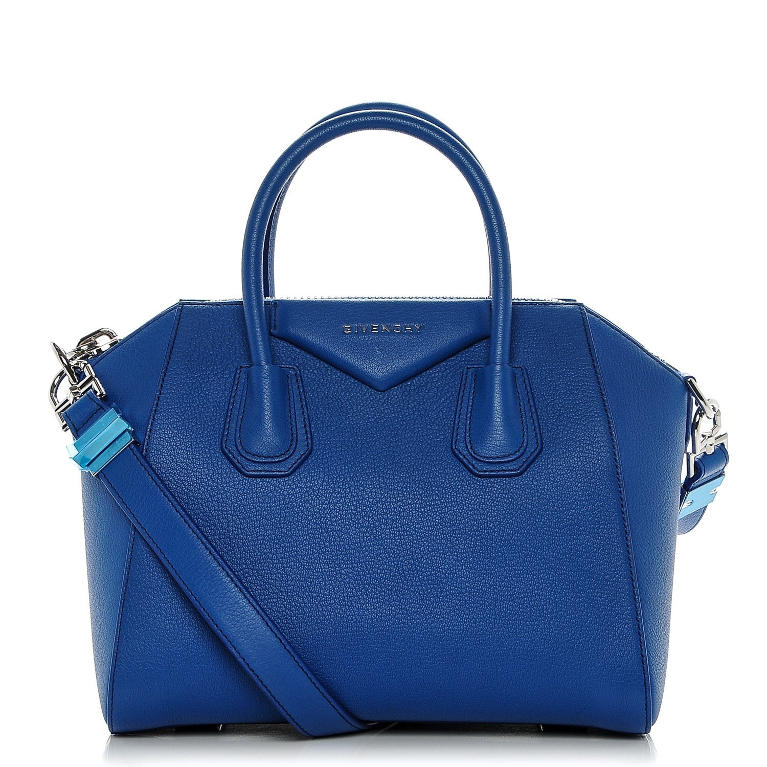 Givenchy Sugar Goatskin Small Antigona Indigo Blue 1 of 5