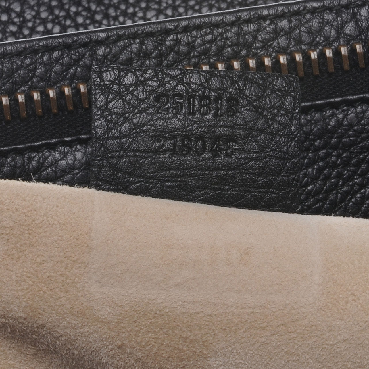 Gucci Pebbled Calfskin Medium 1973 Top Handle Satchel Black 7 of 7