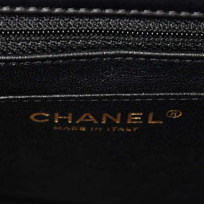 Chanel Lambskin Quilted Mini Square Flap Black 6 of 8