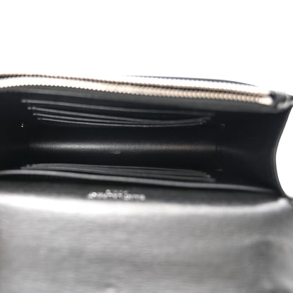 Saint Laurent Calfskin Monogram Sunset Chain Wallet Black 5 of 12