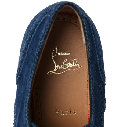 Christian Louboutin Suede Flat Loafers 42 Blue 7 of 7
