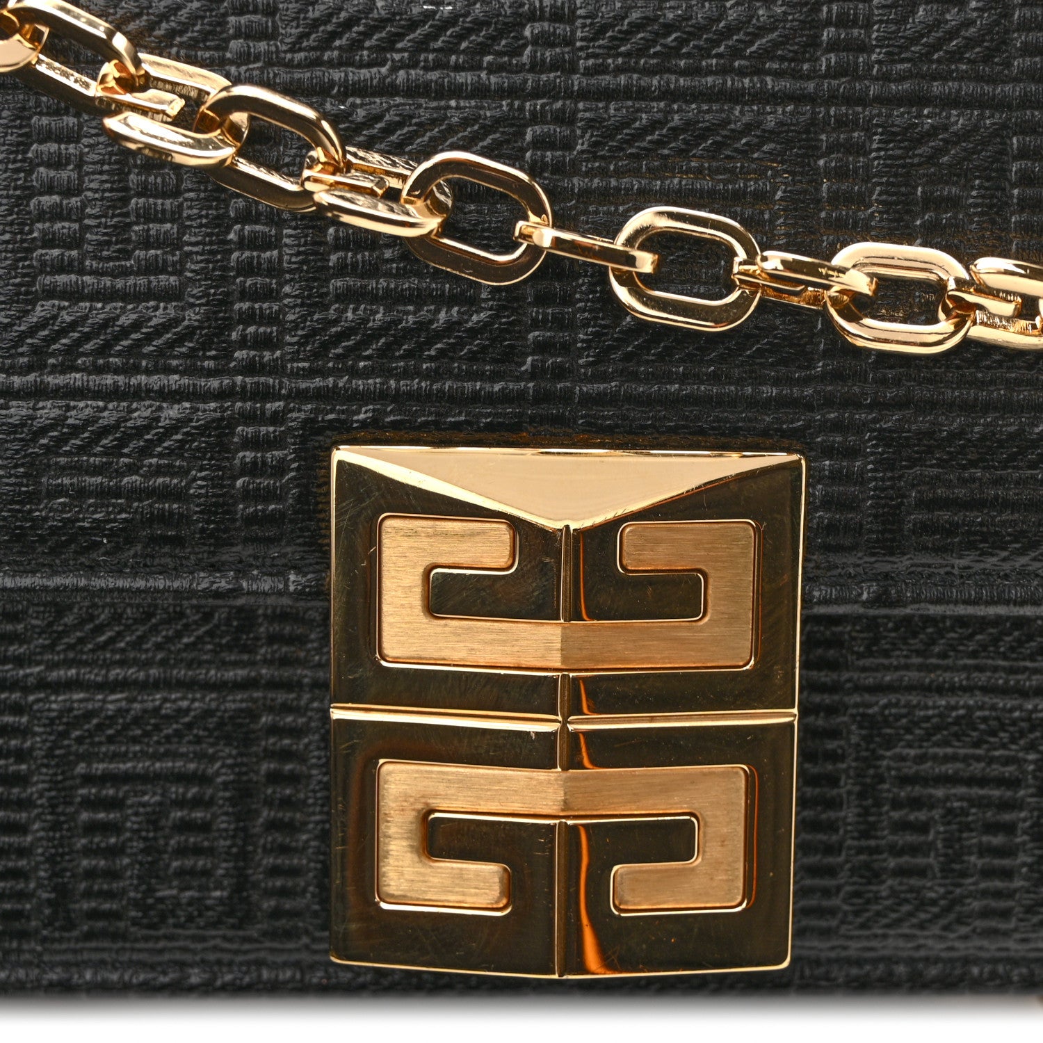 Givenchy 4G Coated Canvas Small Chain Shoulder Bag Black 13 of 13