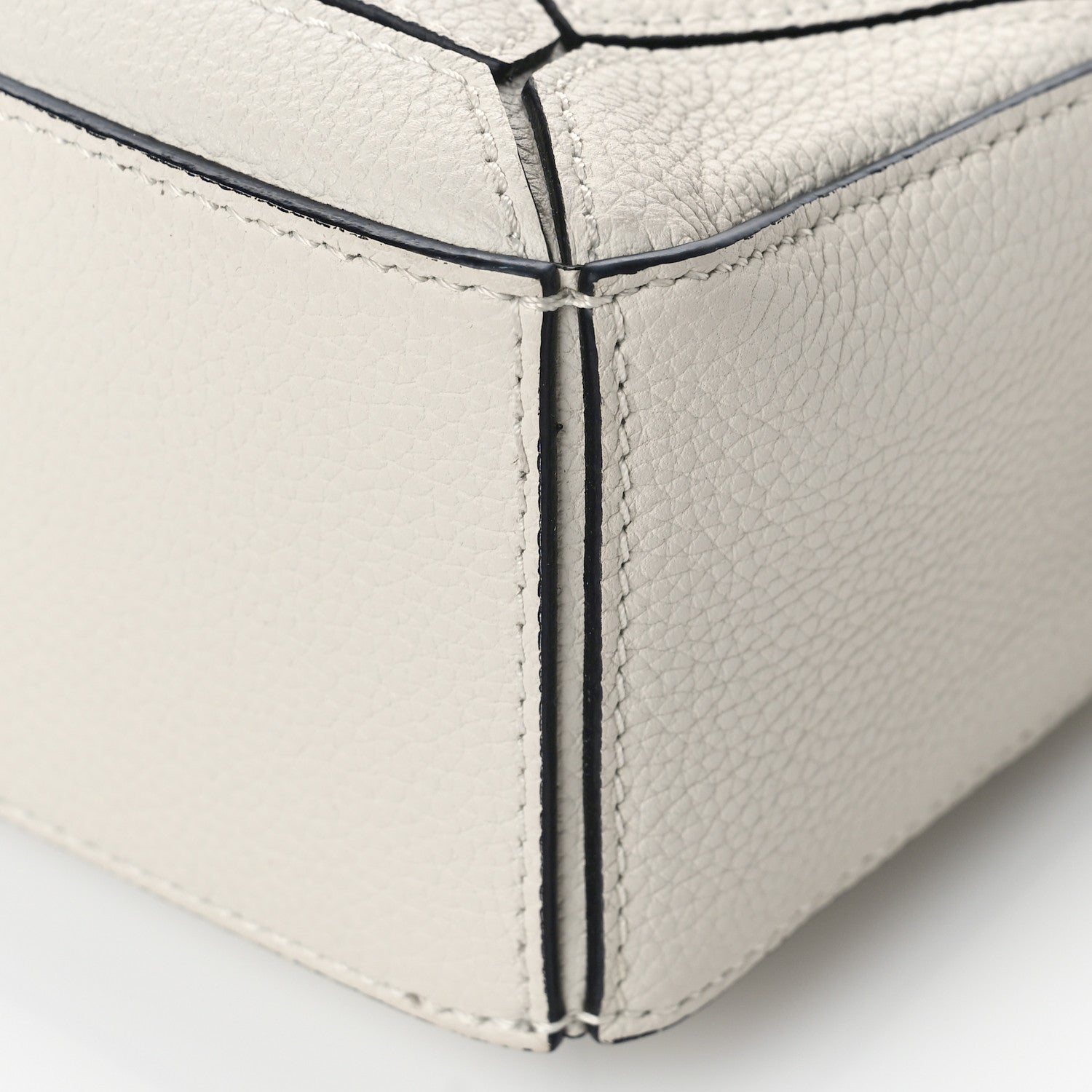 Loewe Calfskin Mini Puzzle Bag Soft White 8 of 8