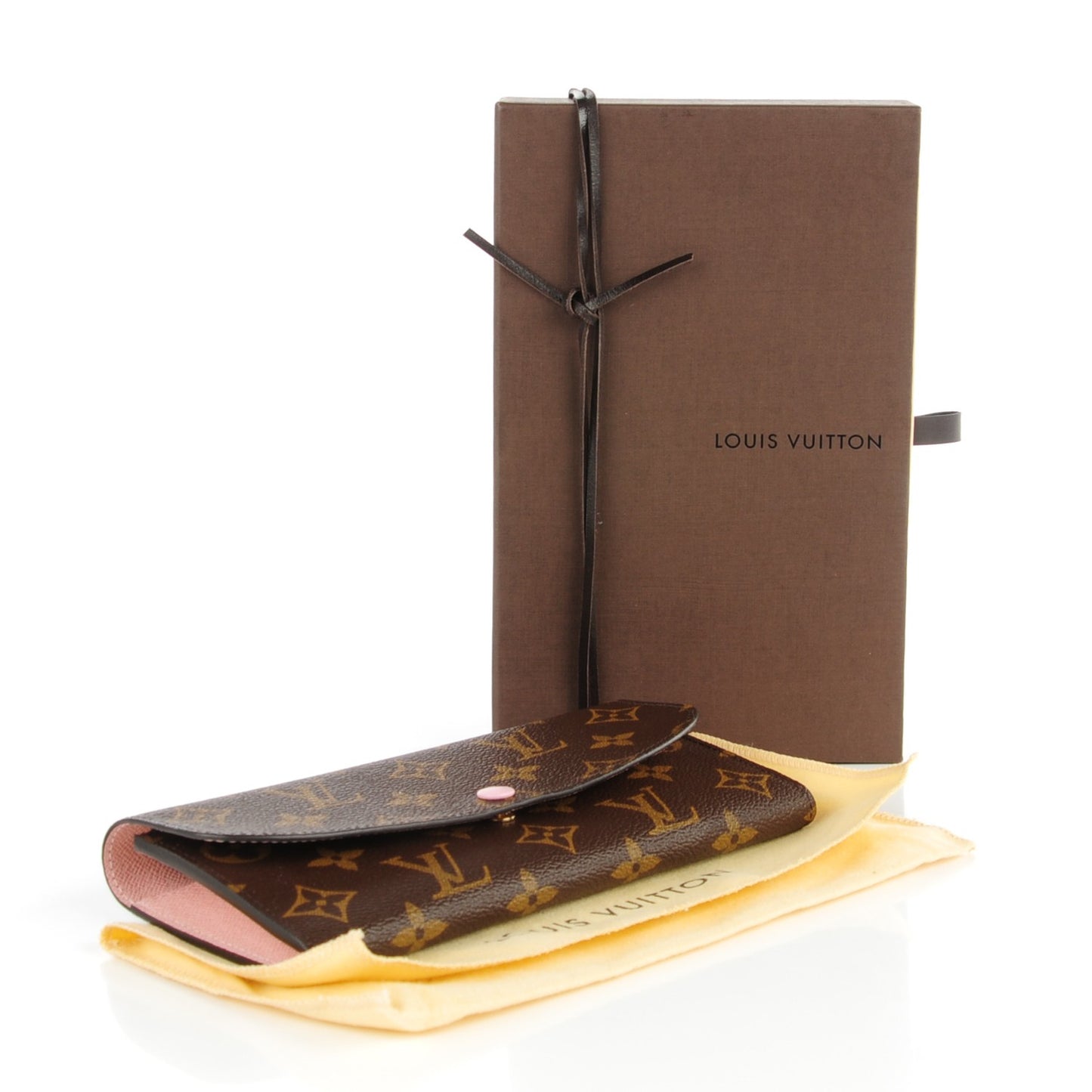 Monogram Emilie Wallet Rose Ballerine