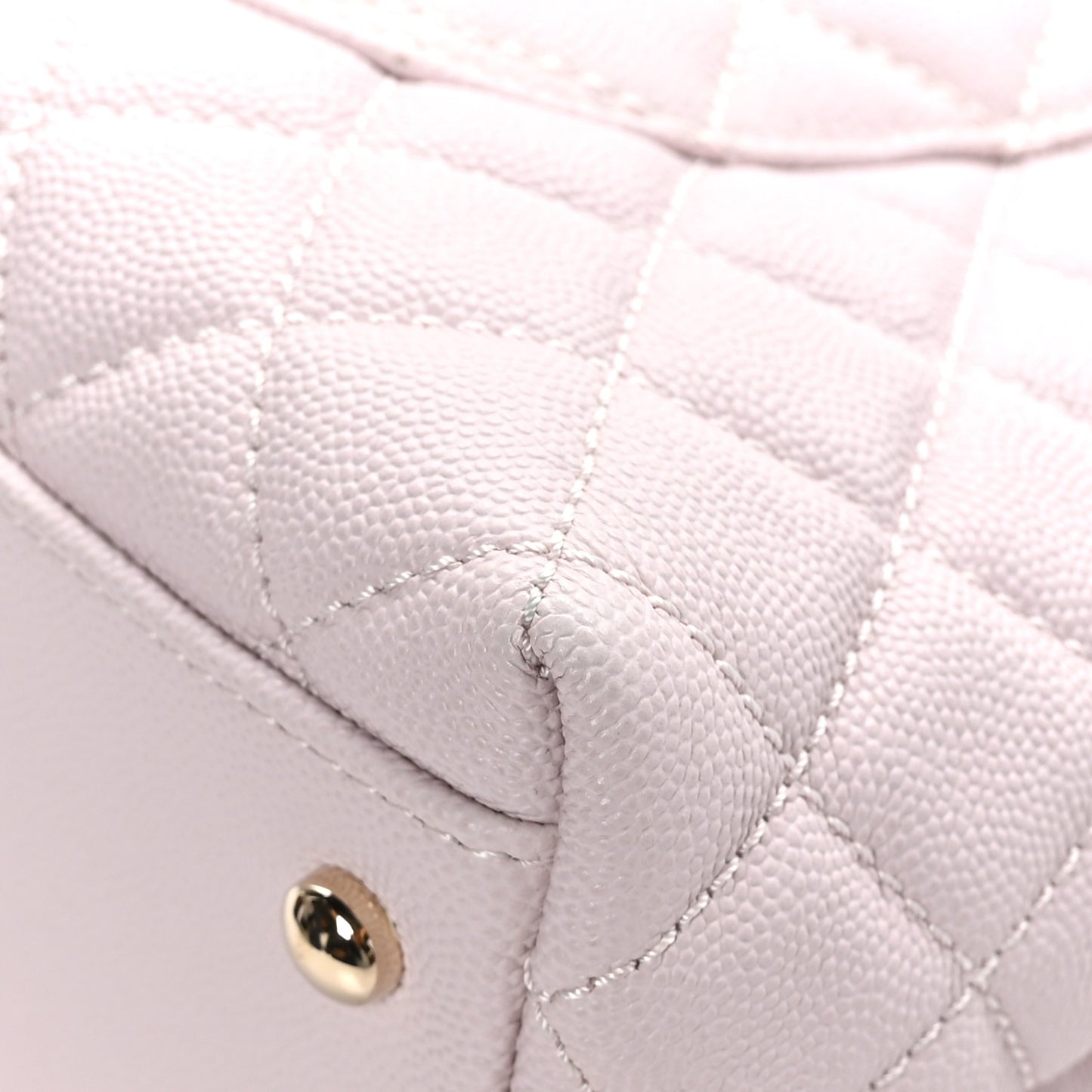 Caviar Quilted Small Coco Handle Flap Lilas Lilac