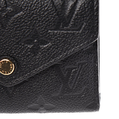 Louis Vuitton Empreinte Victorine Wallet Black 13 of 15