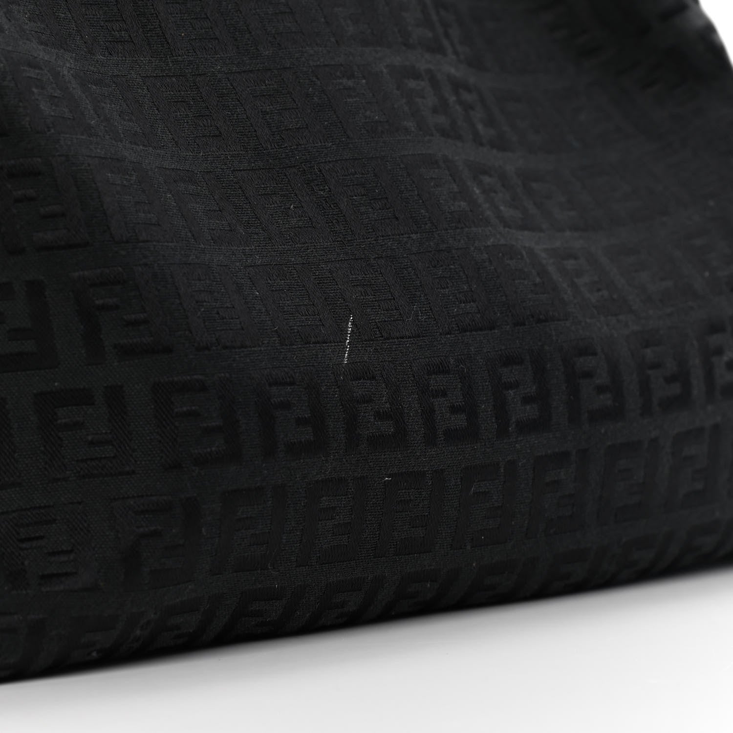 Fendi Zucchino Mama Baguette Black 6 of 7