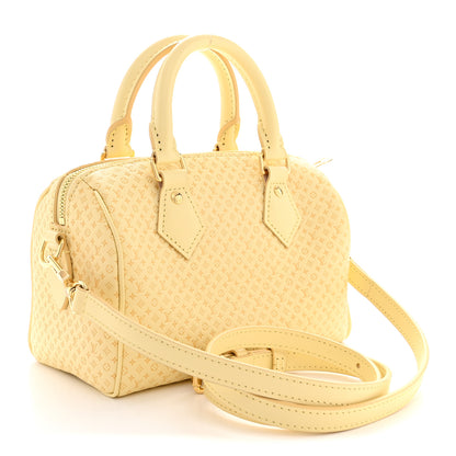 Louis Vuitton Calfskin Minigram Speedy Bandouliere 20 Banane 3 of 9