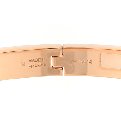 Hermes Enamel Mini Clic Kelly Bracelet PM Rose Candeur 3 of 3