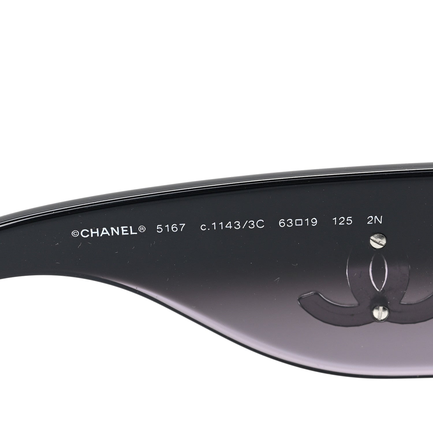 Chanel CC Logo Sunglasses 5167 Black 6 of 6