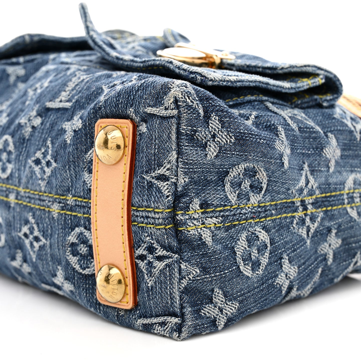 Monogram Denim Baggy PM Blue
