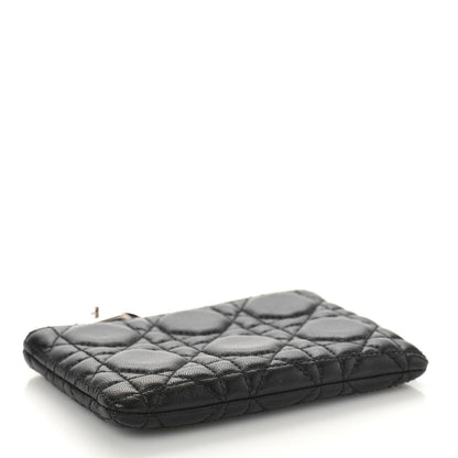 Christian Dior Lambskin Cannage Lady Dior Key Pouch Black 7 of 8